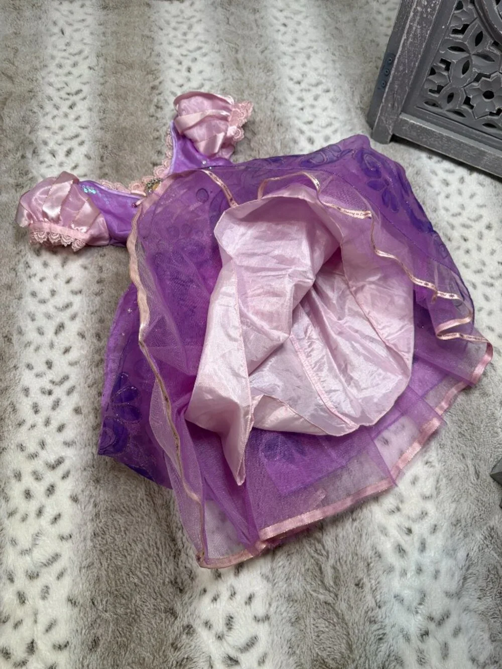 Disney Rapunzel costume girls 4T Tangled purple princess dress Halloween party